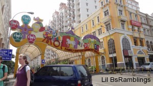 The colorful entrance to Mall of Indoonesia